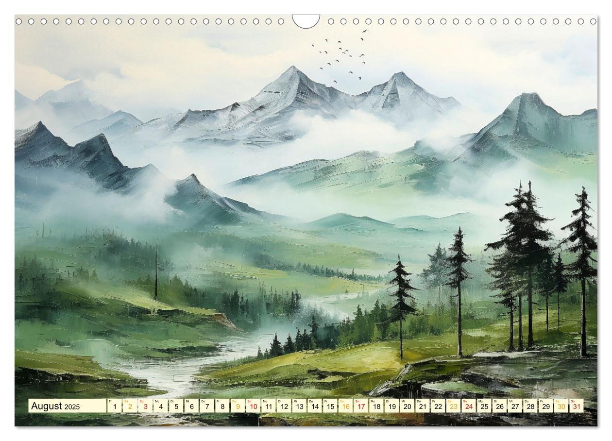 Bild: 9783383839085 | Eine Landschaft im Jahr (Wandkalender 2025 DIN A3 quer), CALVENDO...