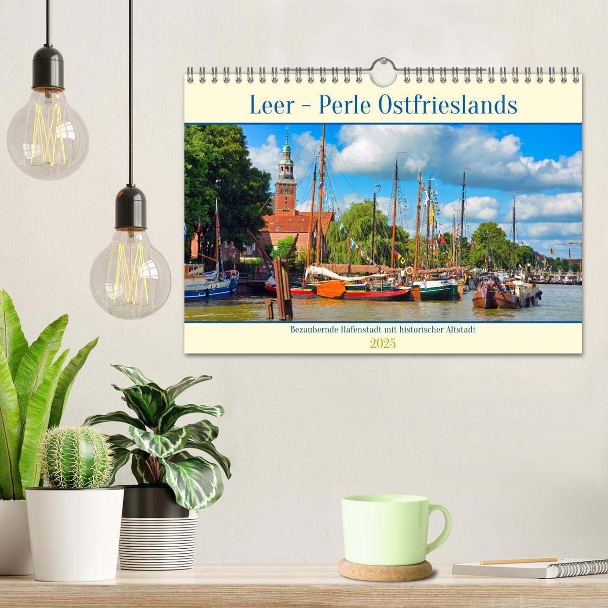 Bild: 9783435161904 | Leer - Perle Ostfrieslands (Wandkalender 2025 DIN A4 quer),...