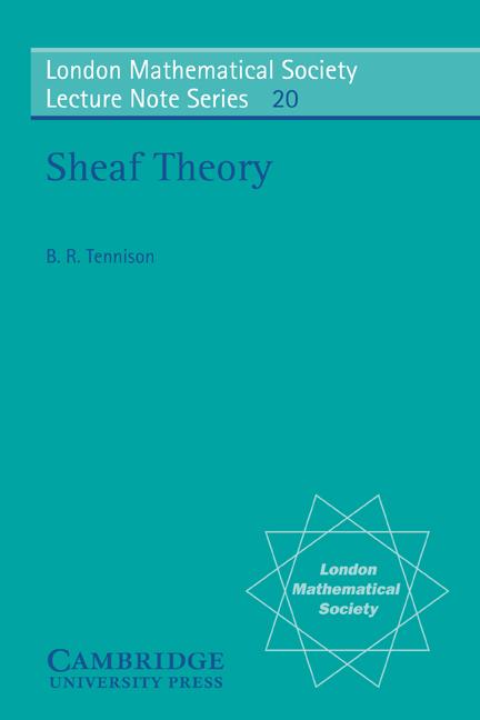 Cover: 9780521207843 | Sheaf Theory | B. R. Tennison | Taschenbuch | Englisch | 2007