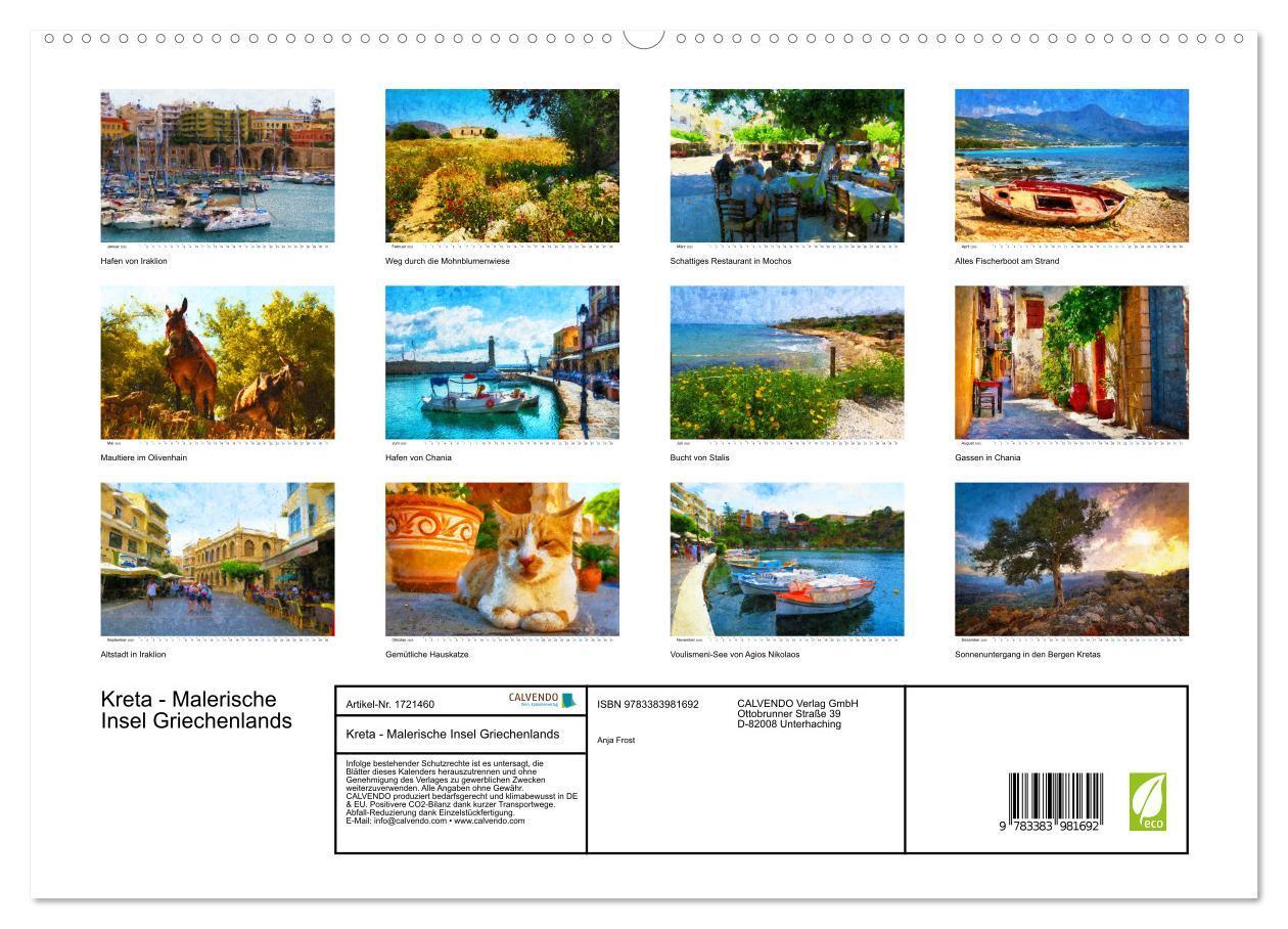 Bild: 9783383981692 | Kreta - Malerische Insel Griechenlands (Wandkalender 2025 DIN A2...