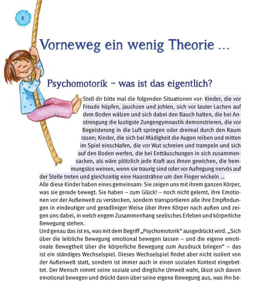 Bild: 9783769819687 | Psychomotorik. Spiel, Spaß und Bewegung im Kindergarten | Karo Zacherl