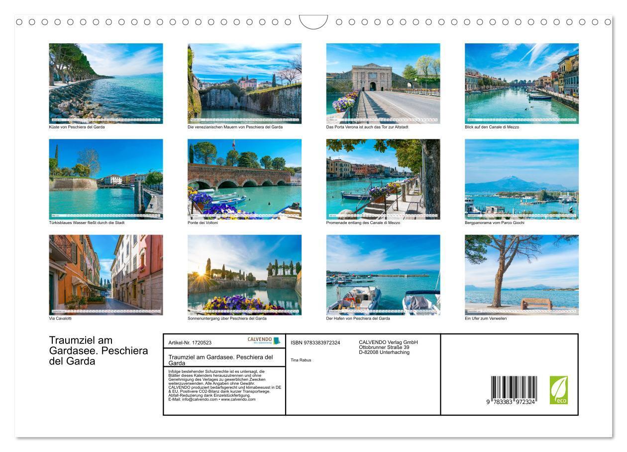 Bild: 9783383972324 | Traumziel am Gardasee. Peschiera del Garda (Wandkalender 2025 DIN...