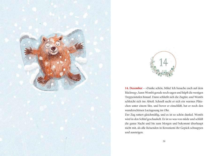 Bild: 9783737358637 | Ein Wombat im Schnee. Adventsgeschichte zum Vorlesen in 24 Kapiteln