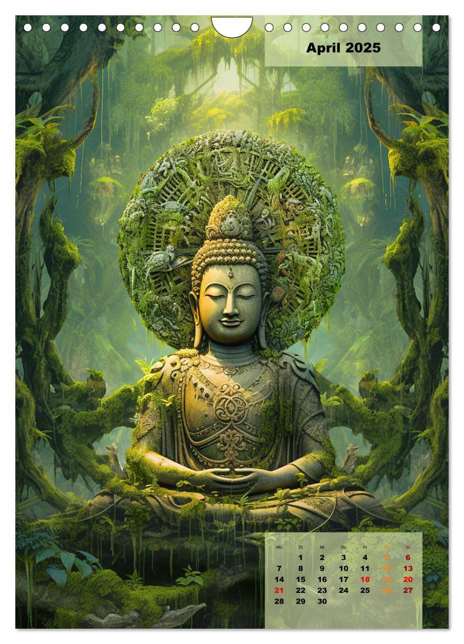 Bild: 9783435854455 | Jade Buddha - Finde die innere Mitte (Wandkalender 2025 DIN A4...