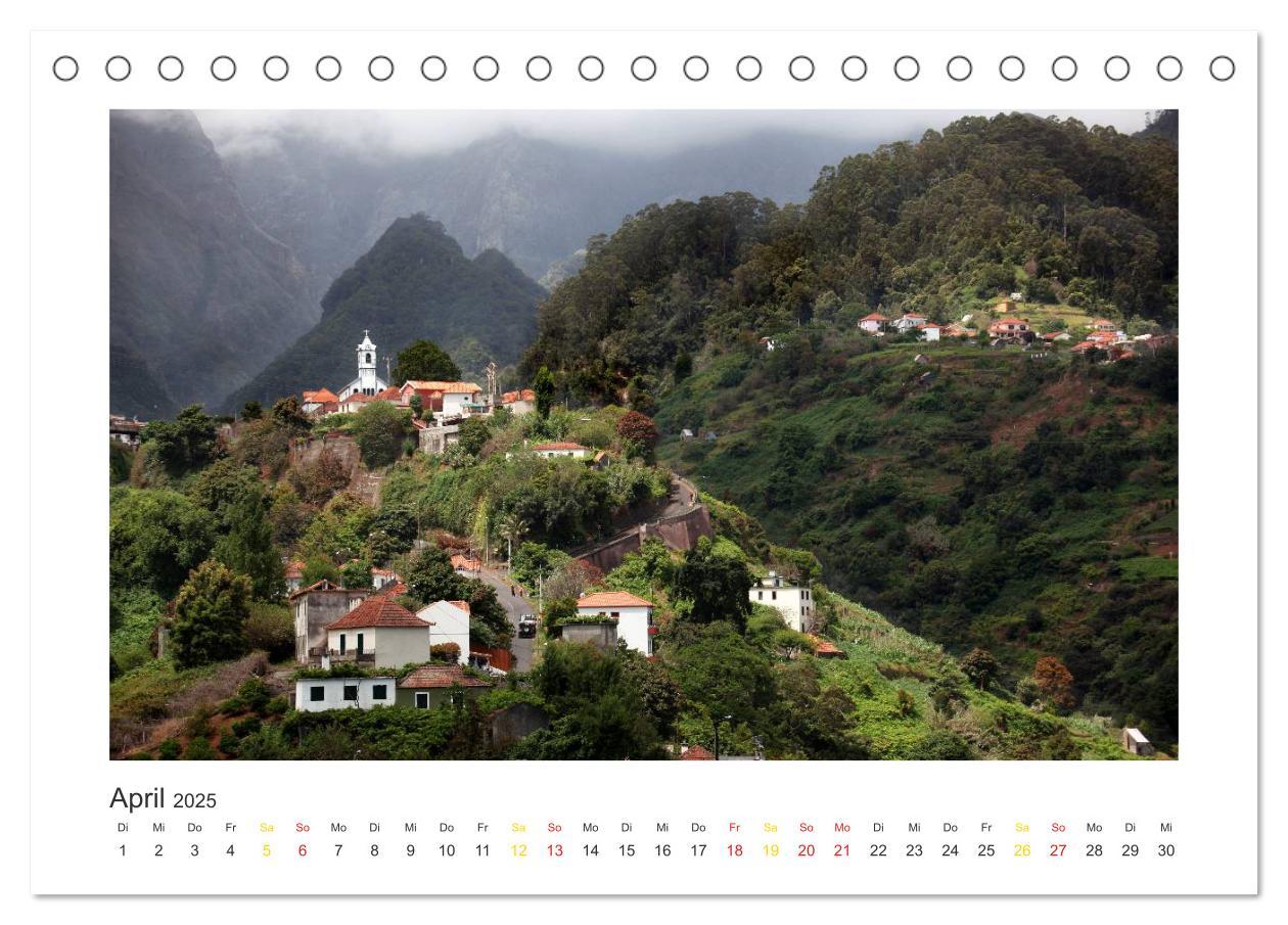 Bild: 9783435703913 | Madeira (Tischkalender 2025 DIN A5 quer), CALVENDO Monatskalender