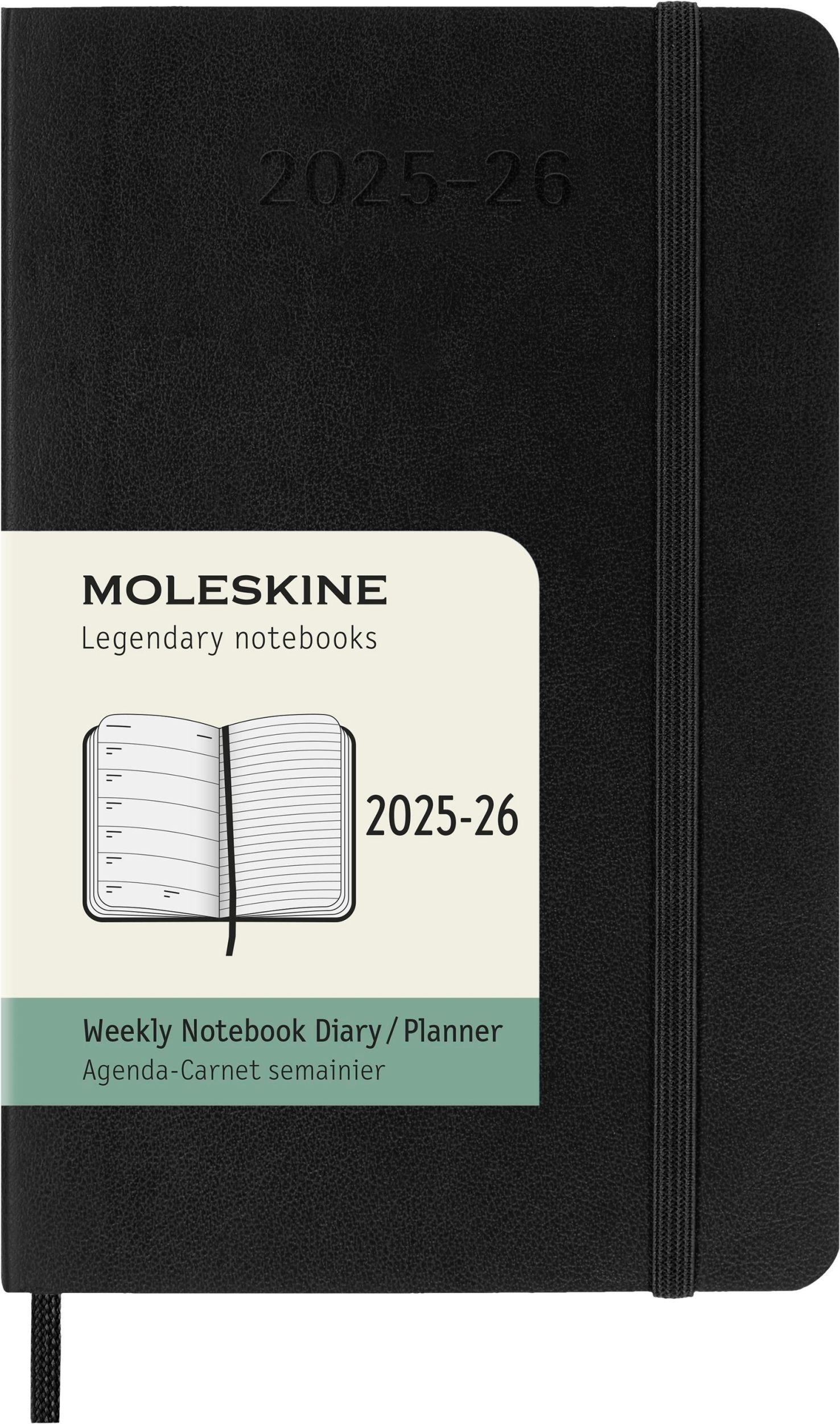 Bild: 8056999275471 | Moleskine 18 Monate Wochenkalender 2025/2026, P/A6, 1 Wo = 1 Seite,...