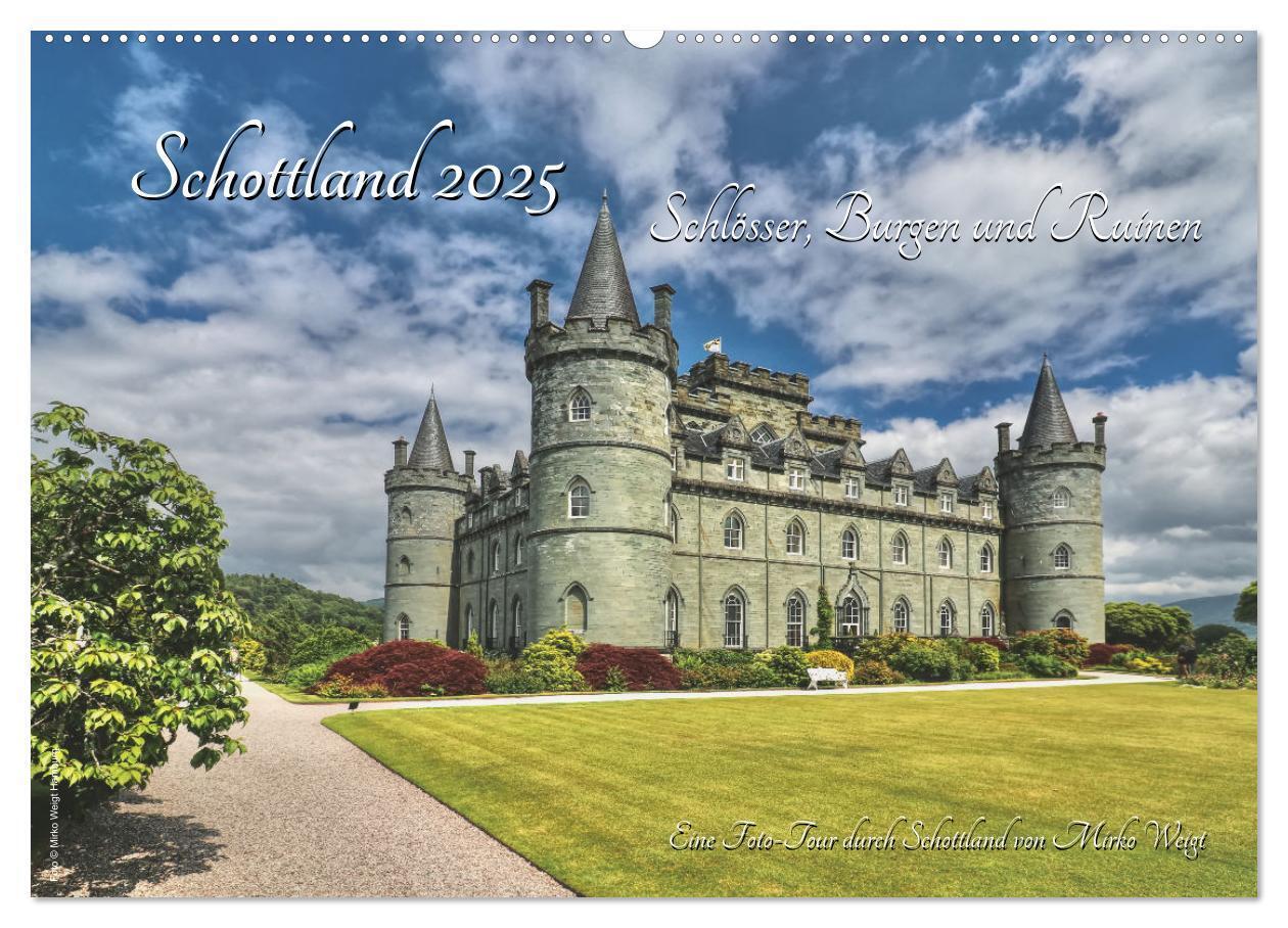 Cover: 9783383940309 | Schottland 2025 Schlösser, Burgen und Ruinen (Wandkalender 2025 DIN...