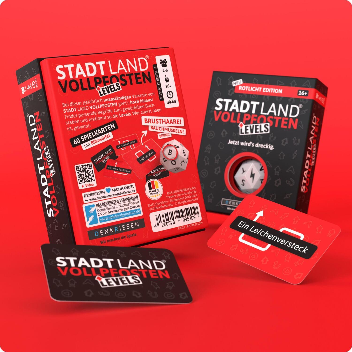 Bild: 4260528095209 | STADT LAND VOLLPFOSTEN® - Levels - ROTLICHT EDITION - "Jetzt wird's...