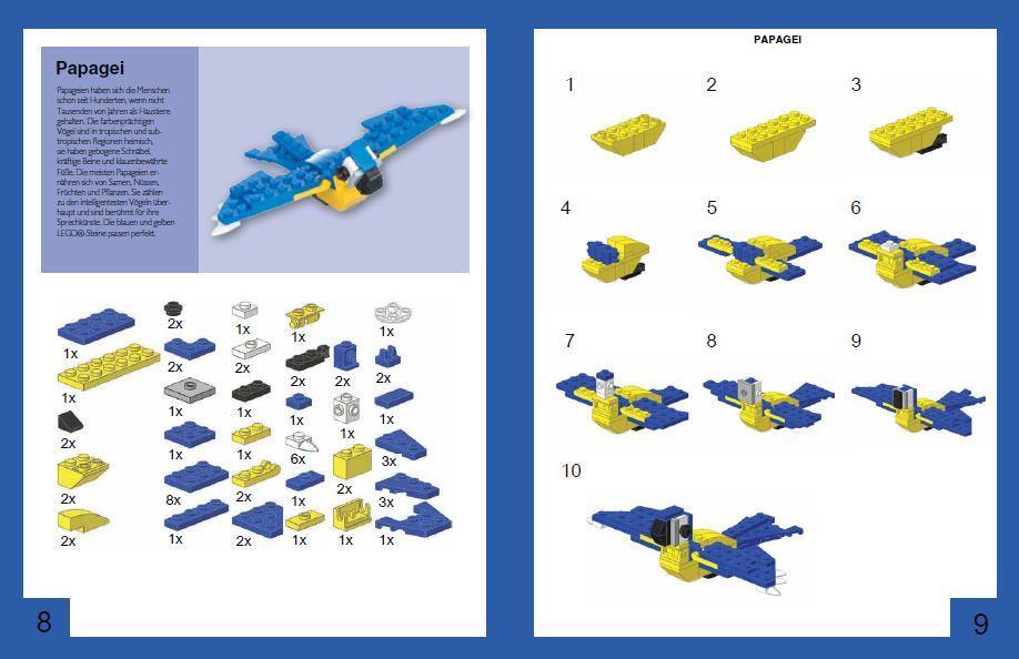 Bild: 9783809438168 | Tiere | 40 Ideen mit LEGO®-Steinen | Warren Elsmore | Taschenbuch