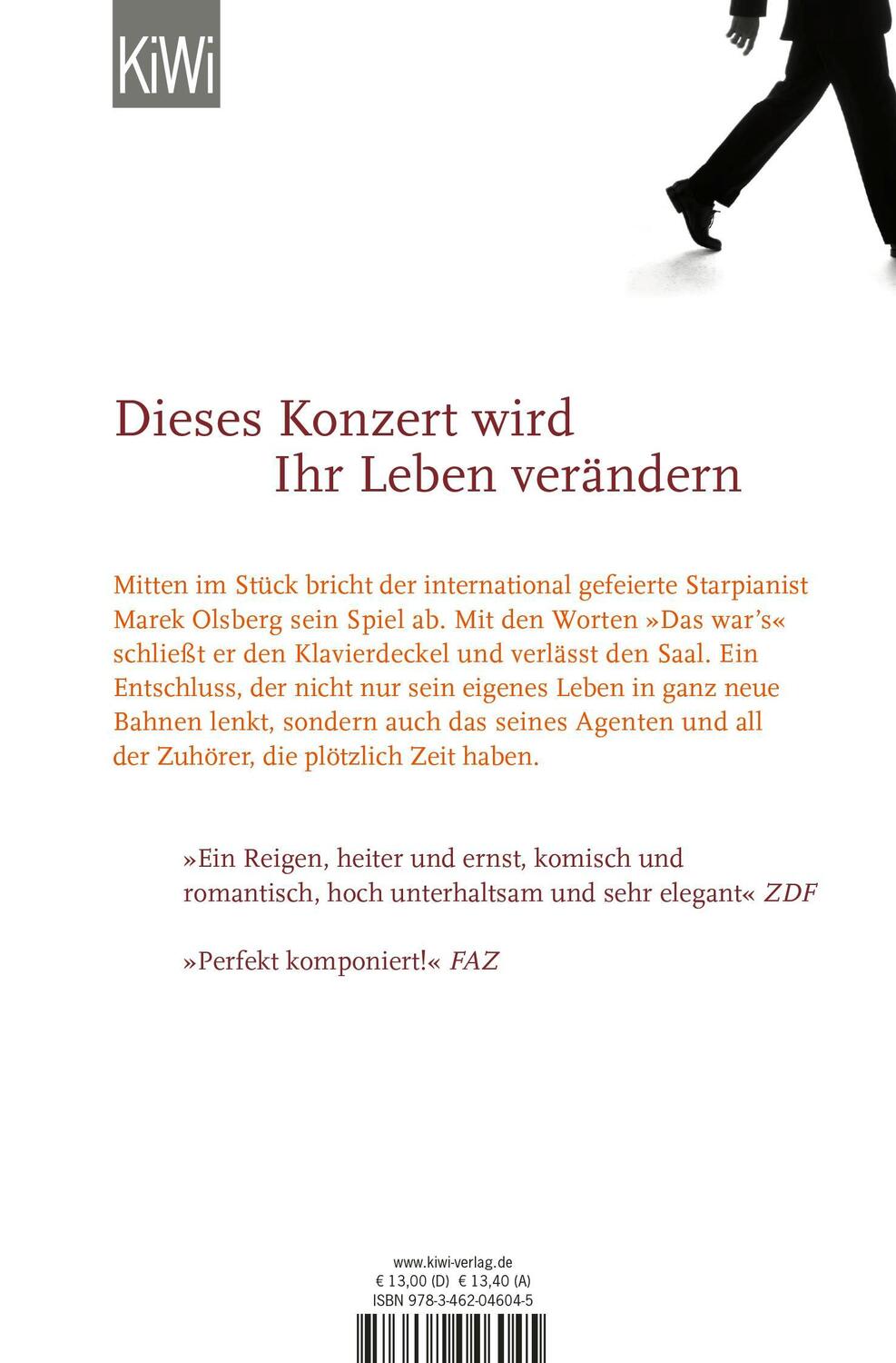 Rückseite: 9783462046045 | Aus den Fugen | Alain Claude Sulzer | Taschenbuch | KIWI | 229 S.