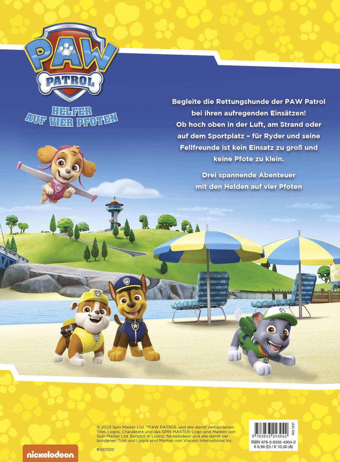 Rückseite: 9783833243042 | PAW Patrol: Die schönsten Geschichten aus der Abenteuerbucht | Panini