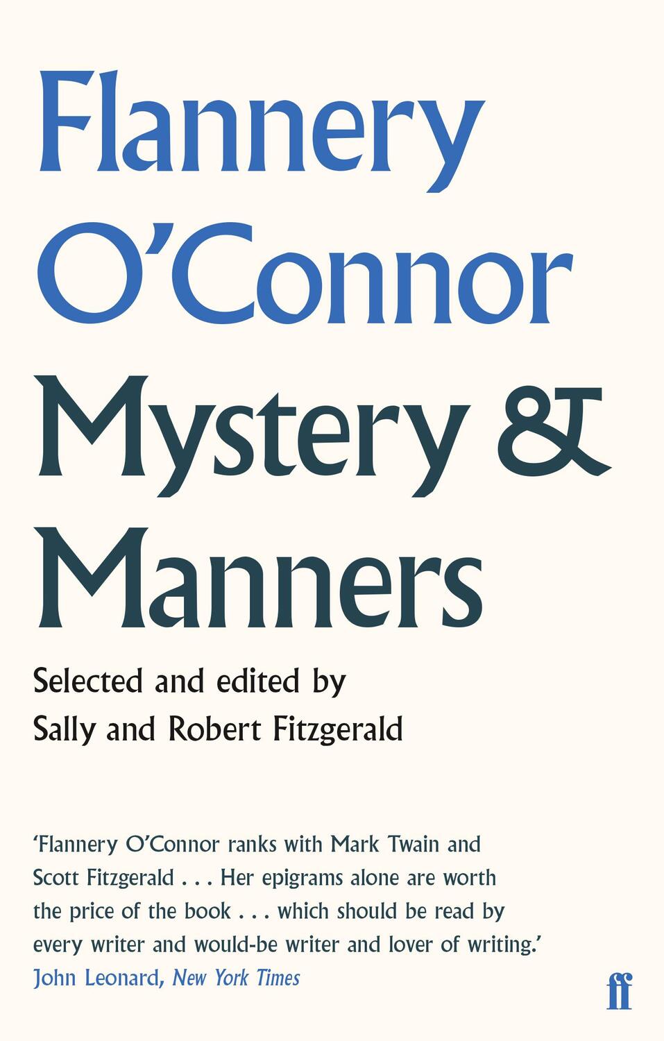 Cover: 9780571309597 | Mystery and Manners | Flannery O'Connor | Taschenbuch | Englisch