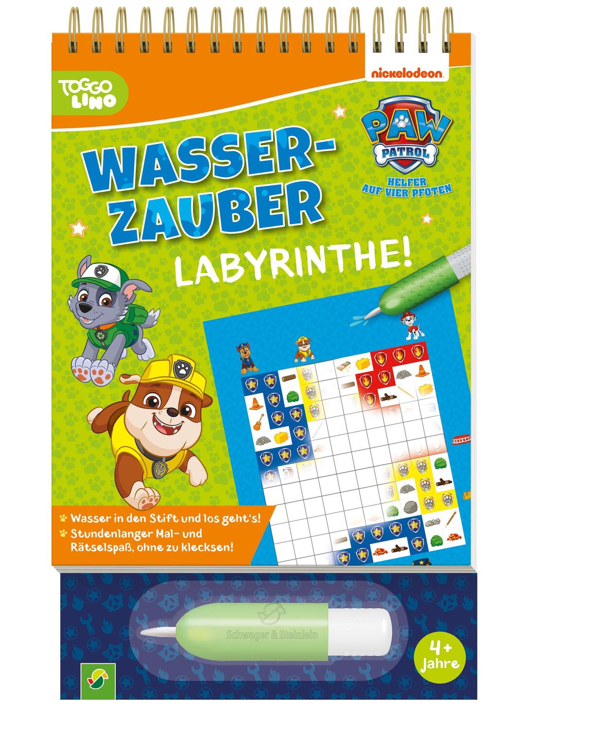 Cover: 9783849942922 | PAW Patrol Wasserzauber Labyrinthe. Einfach mit Wasser malen! | Buch