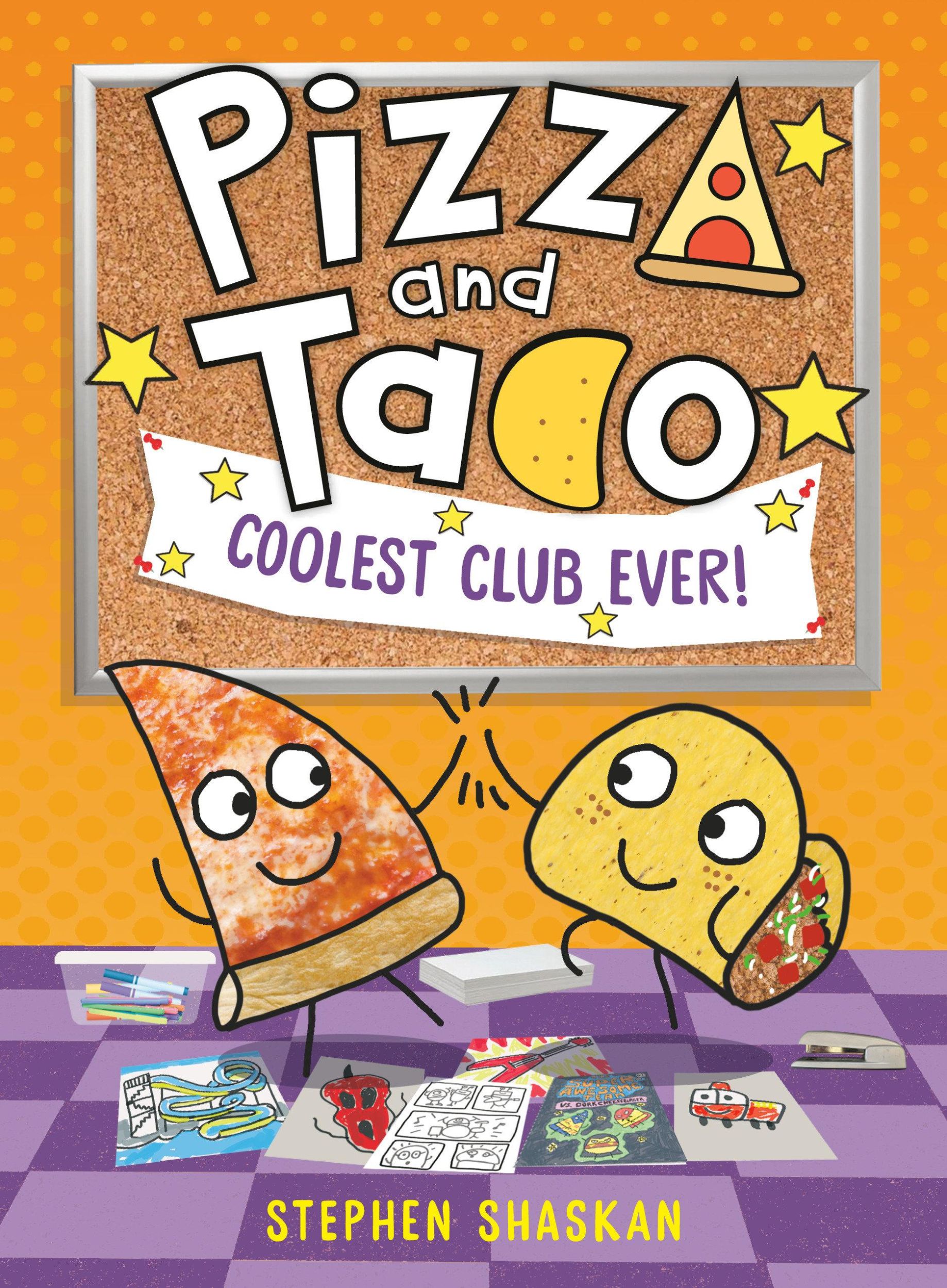 Cover: 9780593814512 | Pizza and Taco: Coolest Club Ever! | (A Graphic Novel) | Shaskan