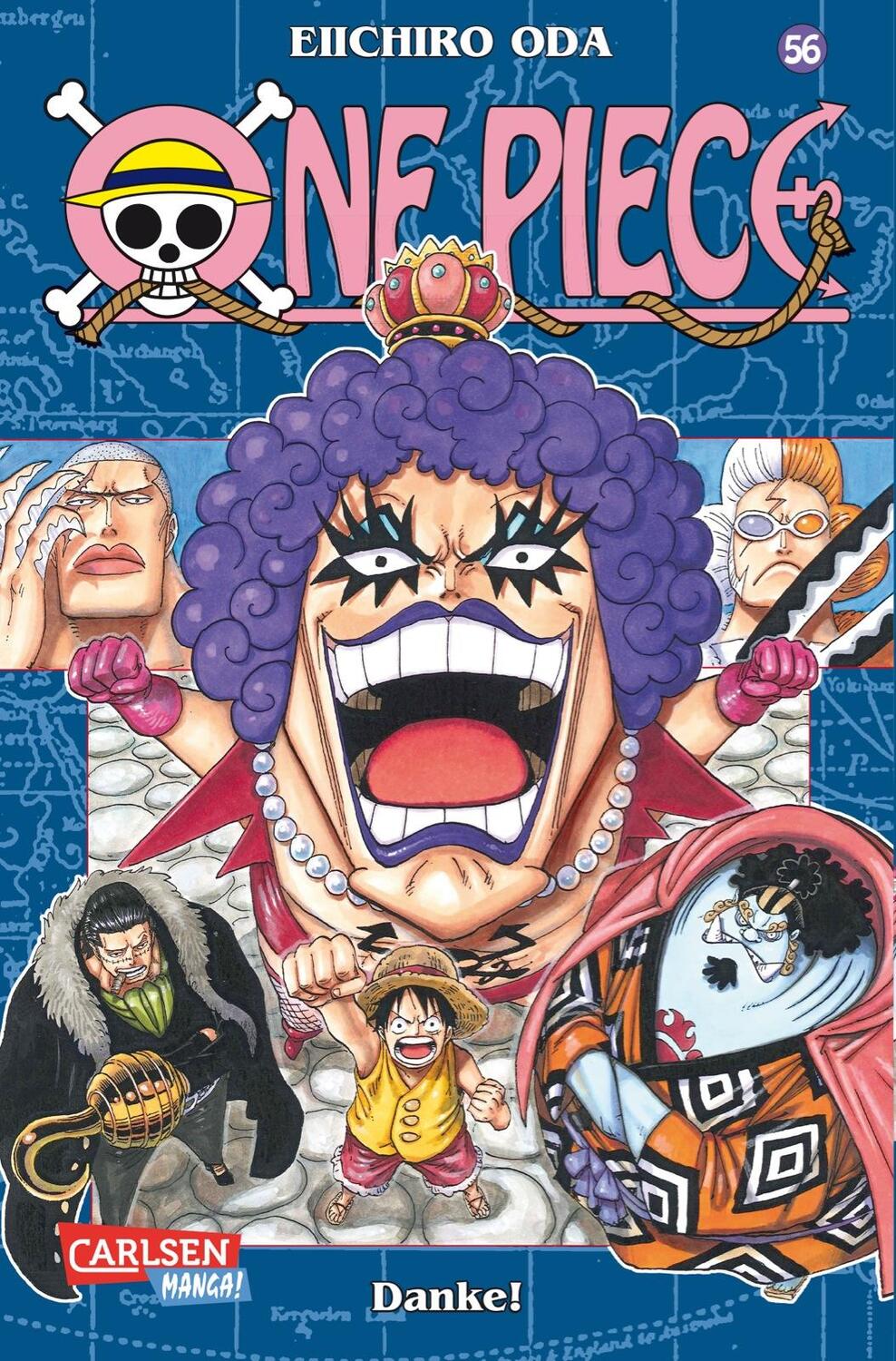 Cover: 9783551758088 | One Piece 56. Danke! | Eiichiro Oda | Taschenbuch | One Piece | 208 S.