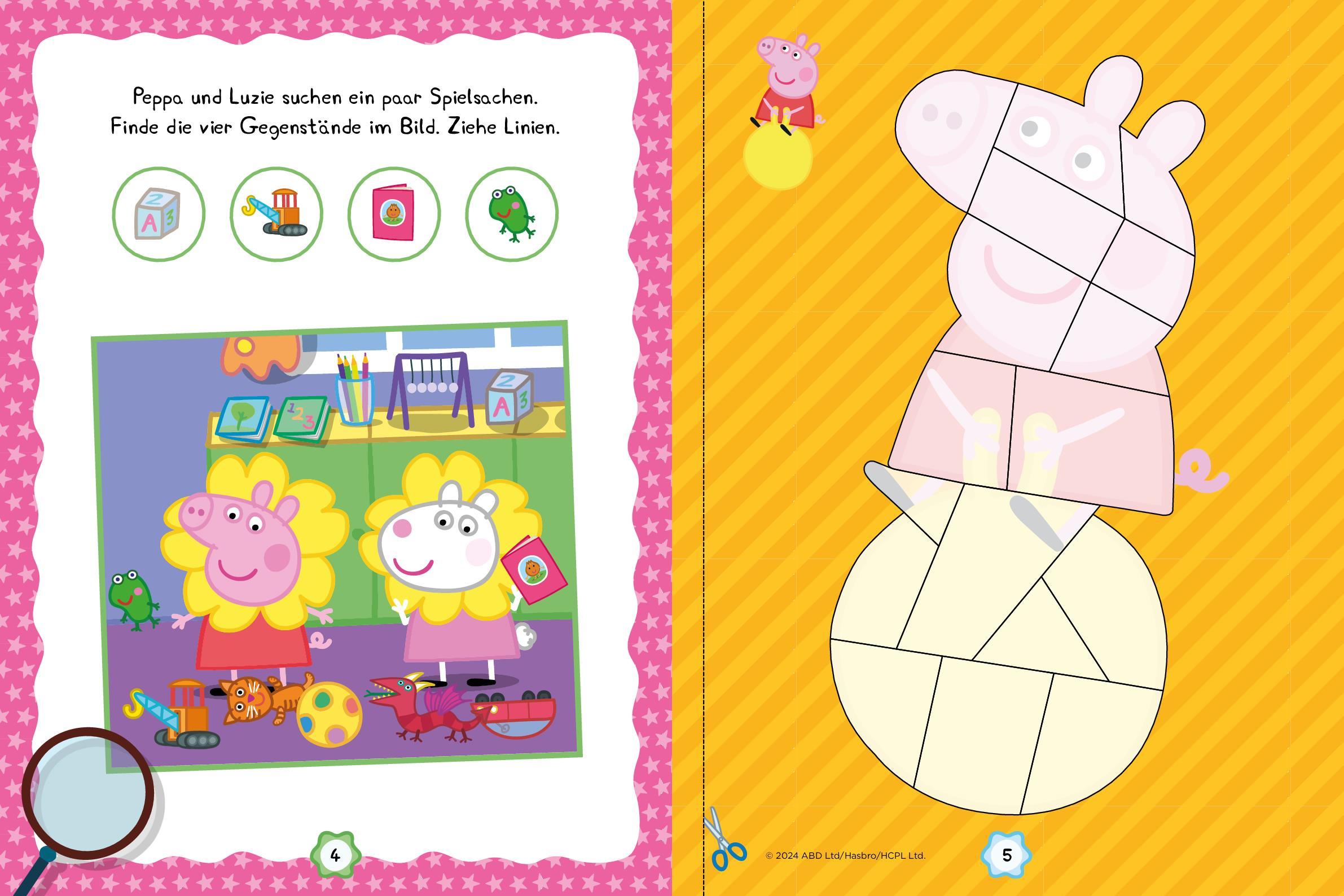 Bild: 9783849946883 | Peppa Pig Meine Sticker-Bilder. Puzzeln mit Stickern | Verlag | Buch