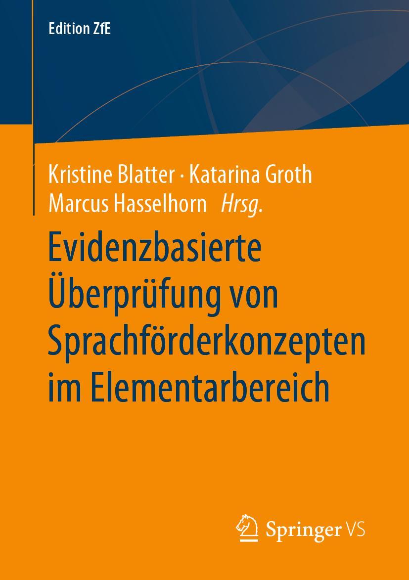 Cover: 9783658264376 | Evidenzbasierte Überprüfung von Sprachförderkonzepten im...