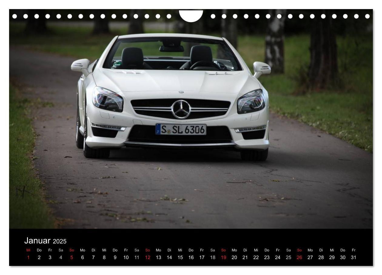 Bild: 9783435801701 | Mercedes-Benz SL 63 AMG (Wandkalender 2025 DIN A4 quer), CALVENDO...