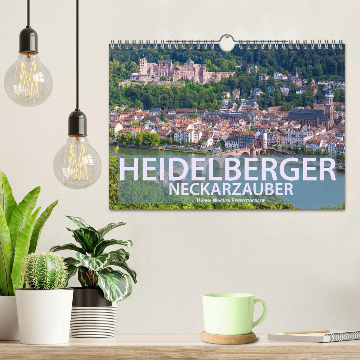 Bild: 9783435331673 | Heidelberger Neckarzauber (Wandkalender 2025 DIN A4 quer), CALVENDO...