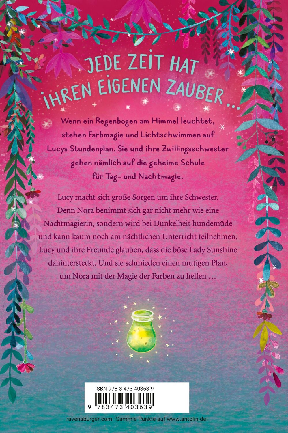 Rückseite: 9783473403639 | Die Schule für Tag- und Nachtmagie, Band 6: Eine gefährliche Farbe