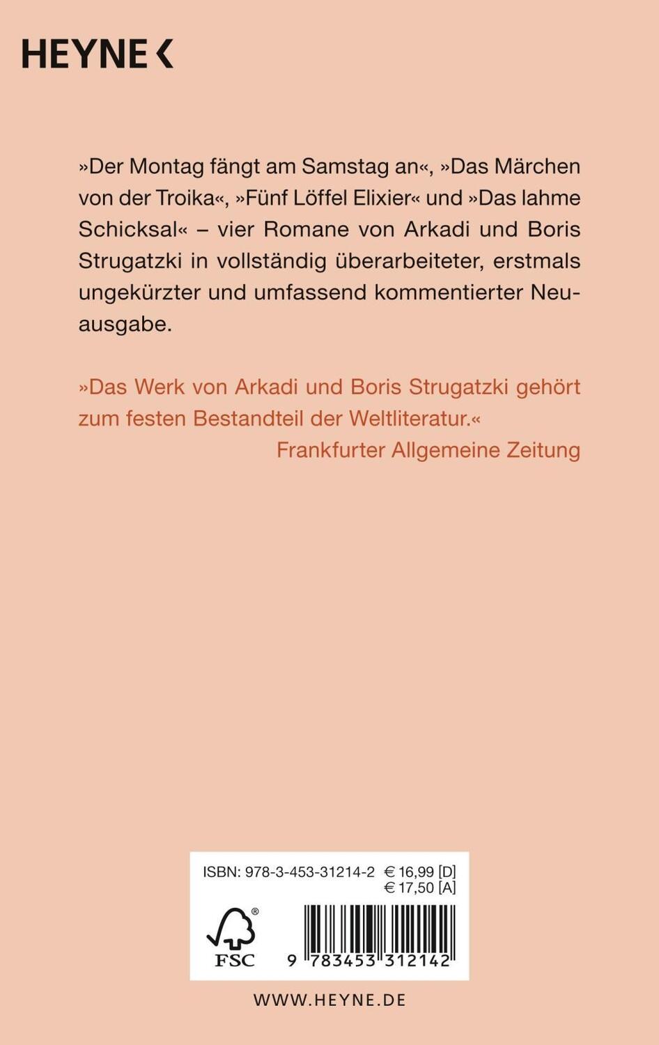 Bild: 9783453312142 | Gesammelte Werke 6 | Boris Strugatzki | Taschenbuch | Paperback | 2014