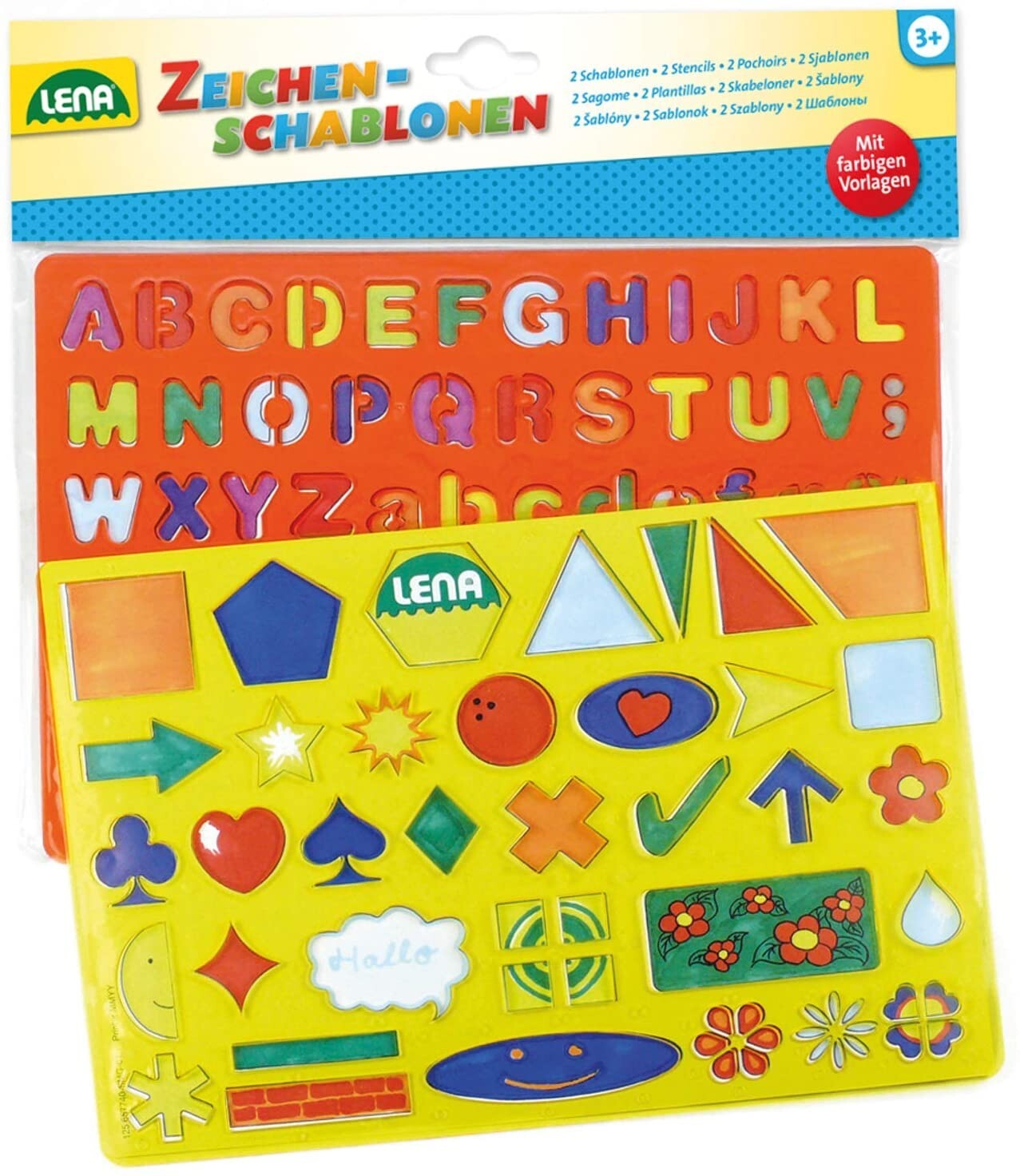 Cover: 4006942750900 | Lena 65774 - Zeichenschablonen Set Alphabet, Zahlen und Zeichen,...