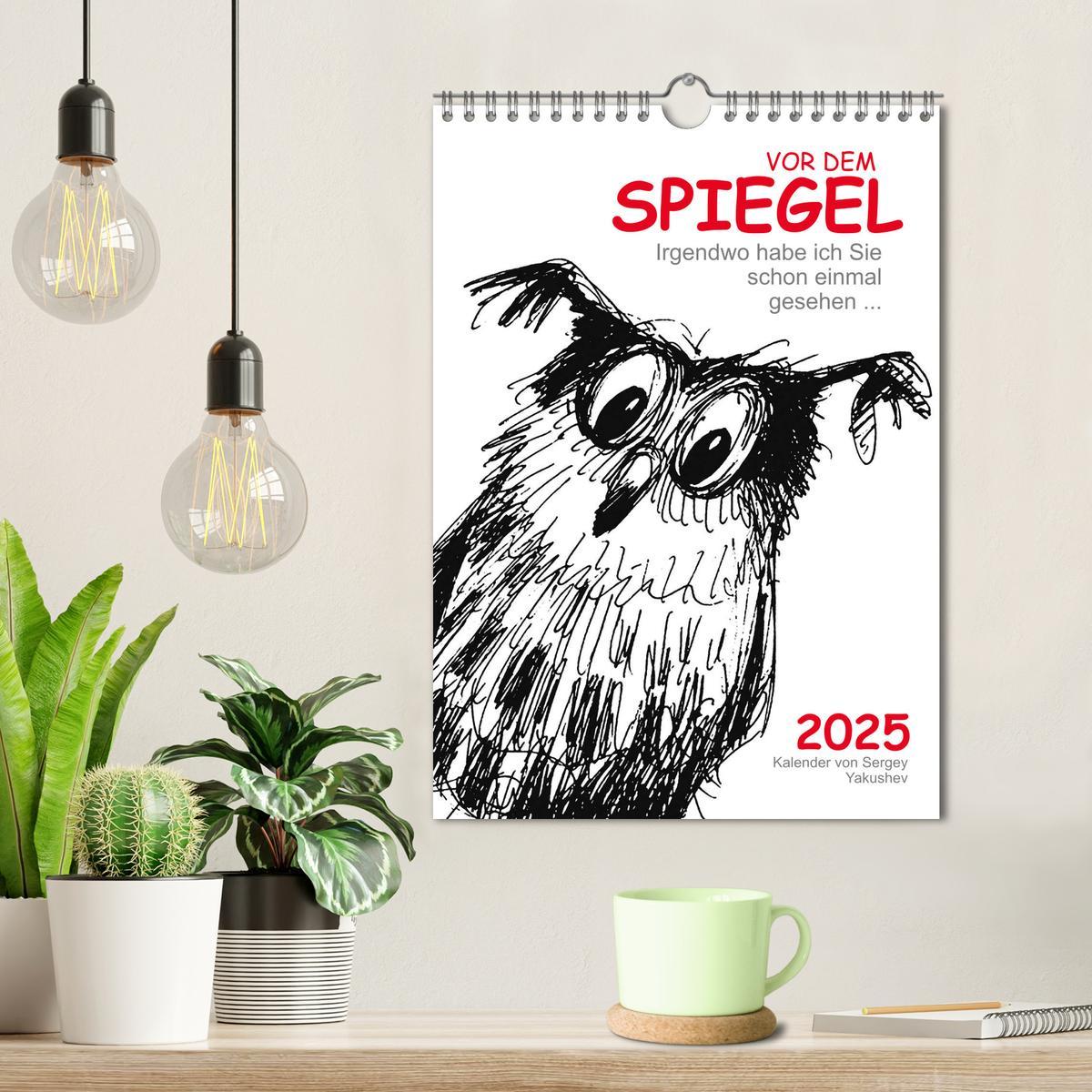 Bild: 9783435935505 | Vor dem Spiegel 2025 (Wandkalender 2025 DIN A4 hoch), CALVENDO...