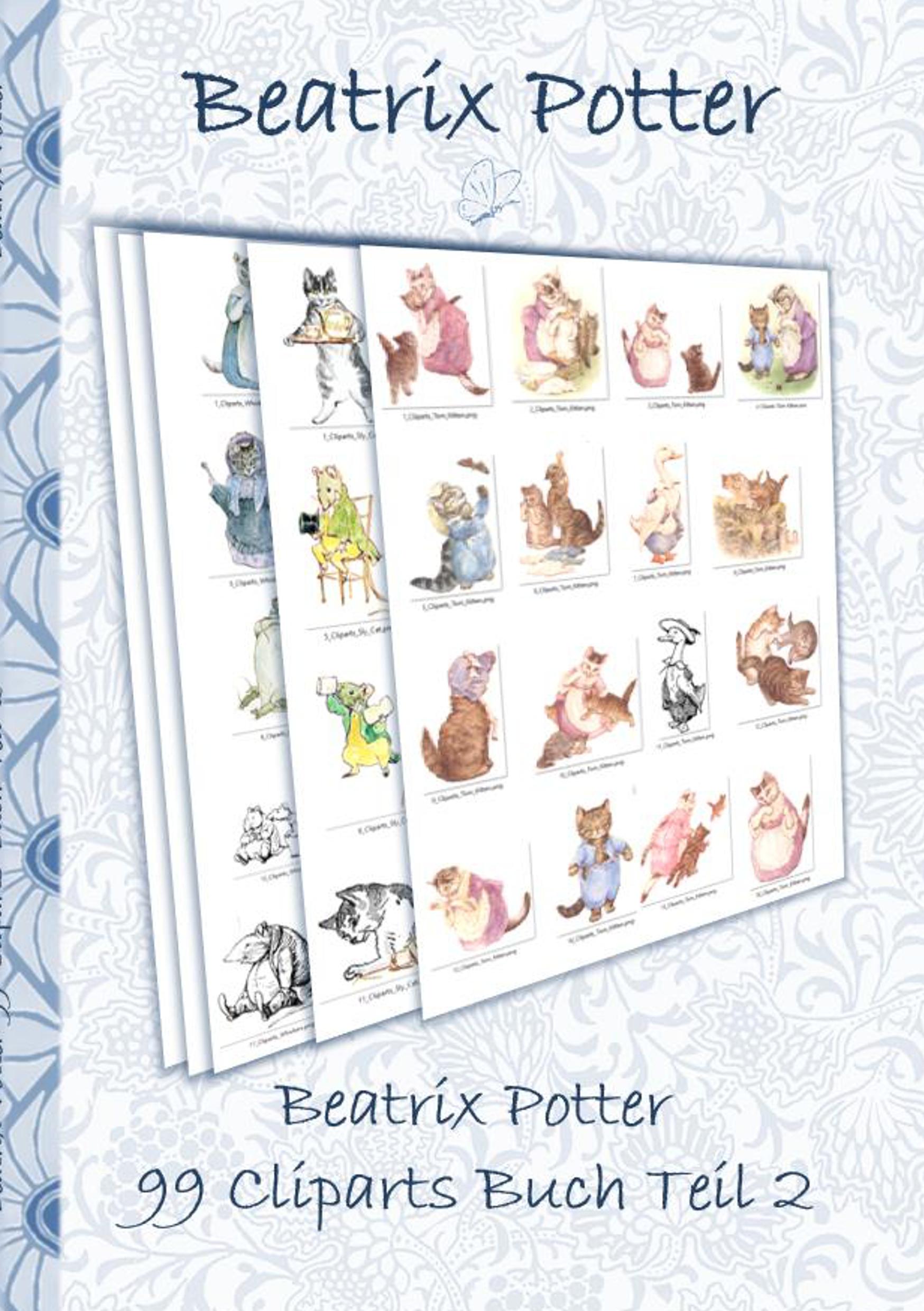 Cover: 9783752842883 | Beatrix Potter 99 Cliparts Buch Teil 2 ( Peter Hase ) | Potter (u. a.)