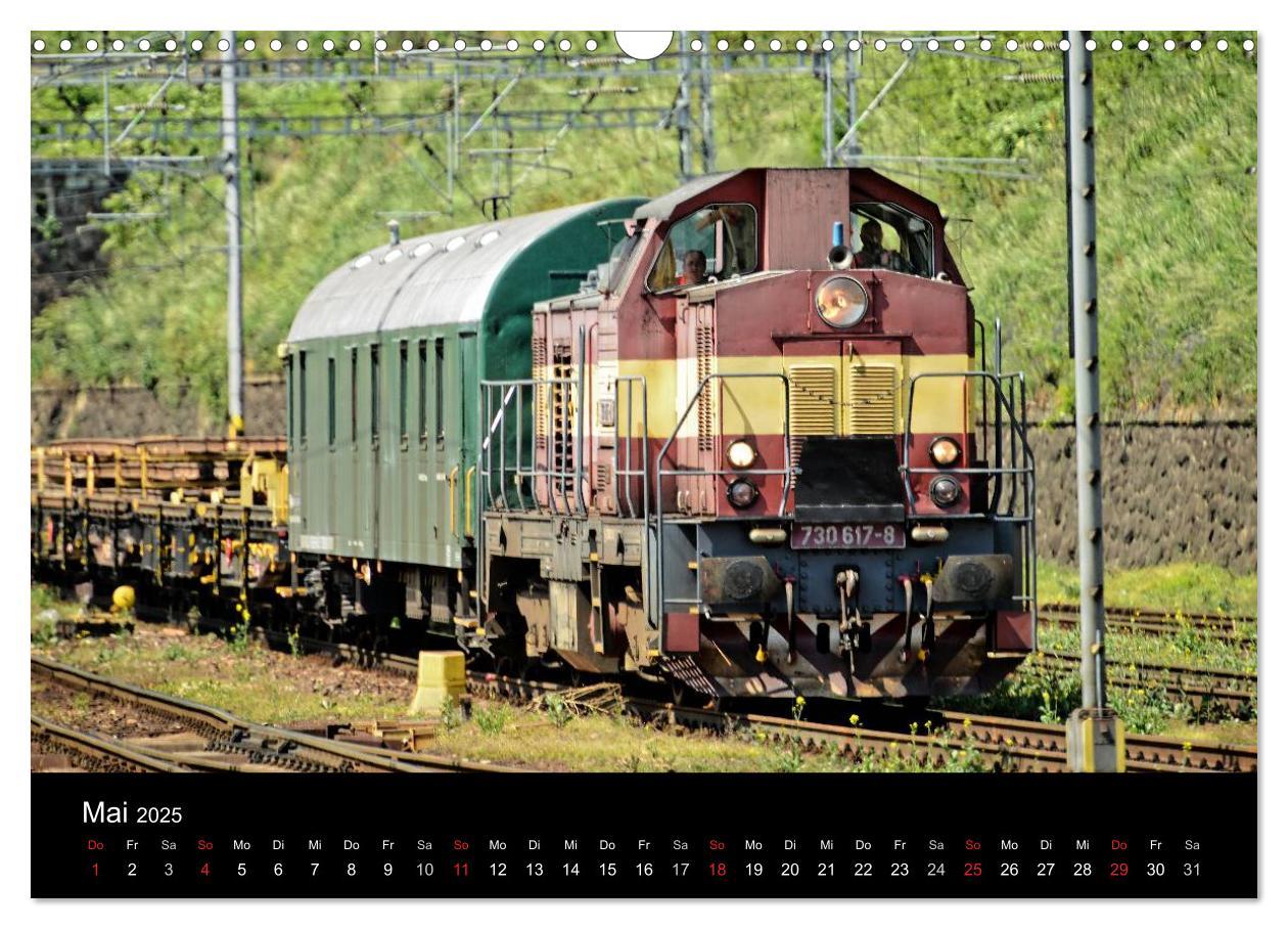 Bild: 9783435613151 | Europäische Eisenbahnen im Auge der Kamera (Wandkalender 2025 DIN...