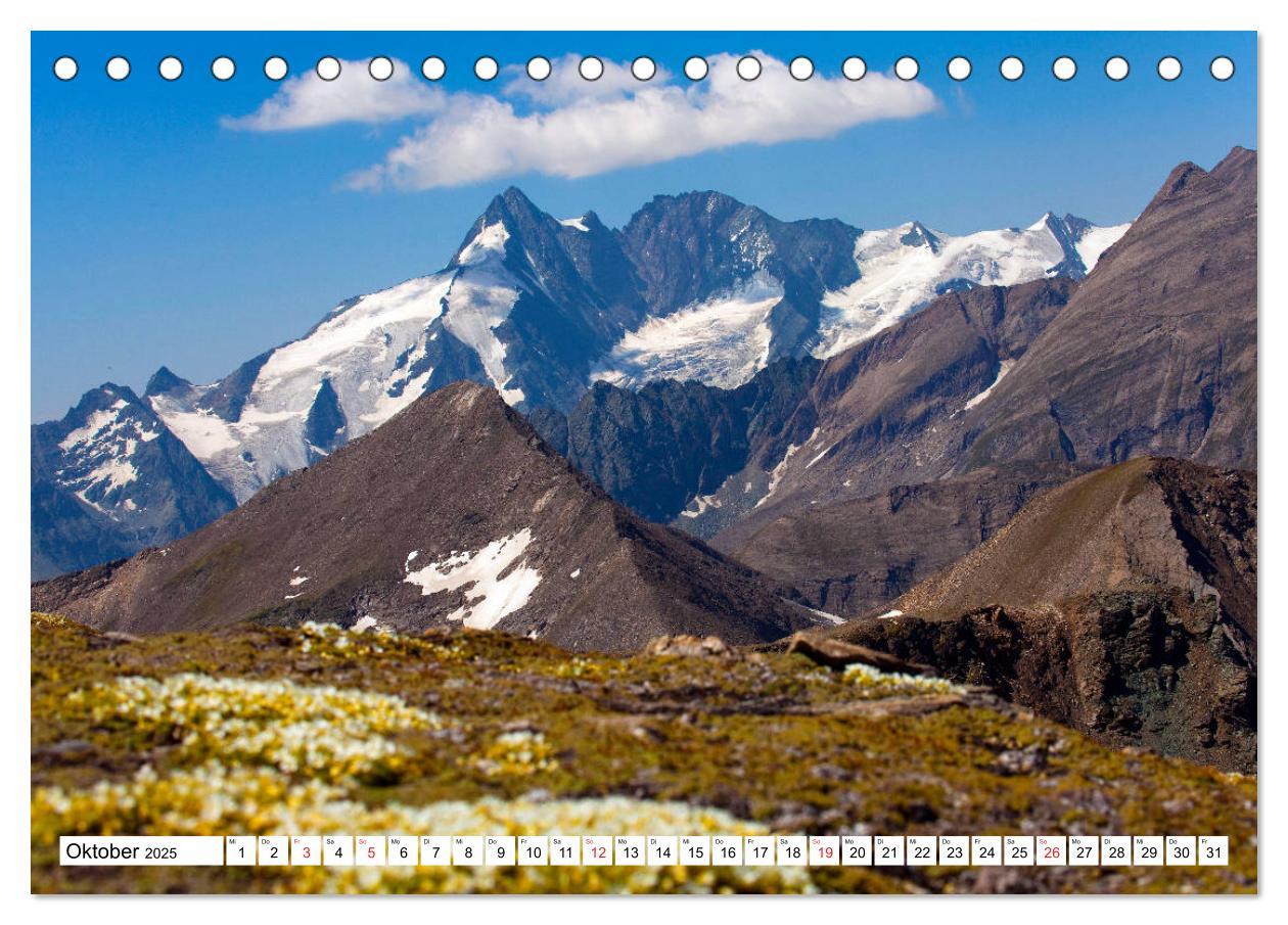 Bild: 9783435165612 | Rund um den Großglockner (Tischkalender 2025 DIN A5 quer), CALVENDO...