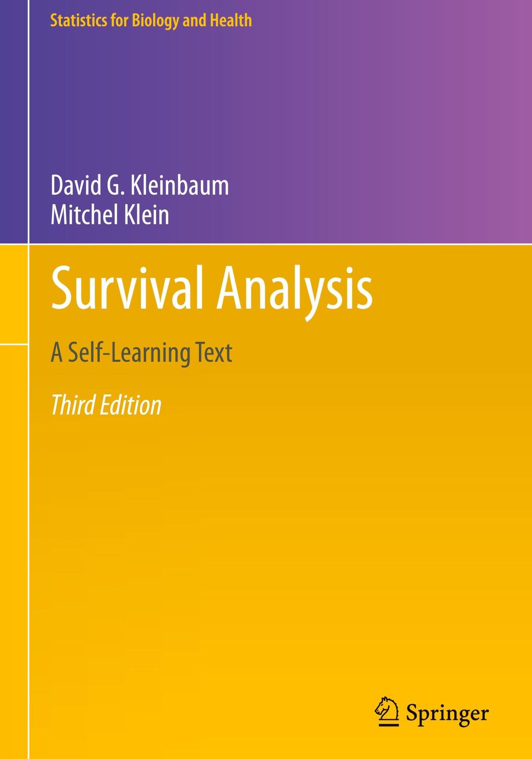 Cover: 9781441966452 | Survival Analysis | A Self-Learning Text, Third Edition | Buch | xv