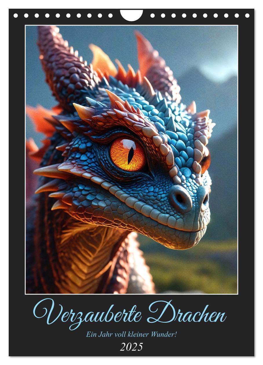 Cover: 9783457124413 | Verzauberte Drachen: Ein Jahr voll kleiner Wunder! (Wandkalender...