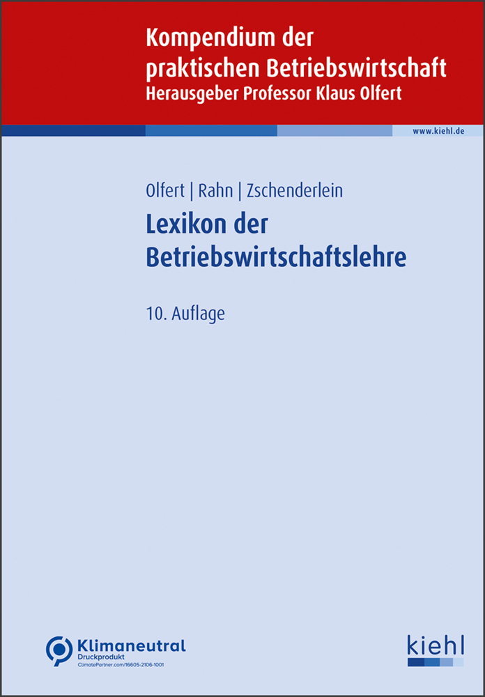 Cover: 9783470643403 | Lexikon der Betriebswirtschaftslehre | Horst-Joachim Rahn (u. a.)