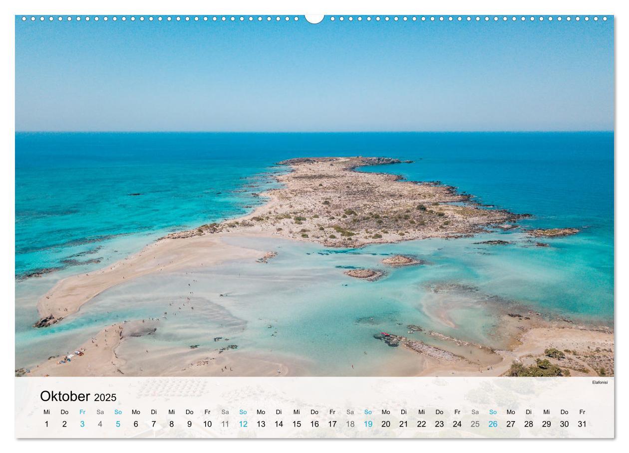 Bild: 9783383925658 | Kreta - Die schönsten Strände (Wandkalender 2025 DIN A2 quer),...