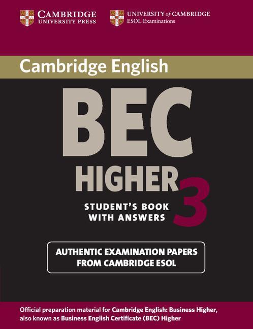 Cover: 9780521672030 | Cambridge BEC Higher 3 | Taschenbuch | Paperback | Englisch | 2006