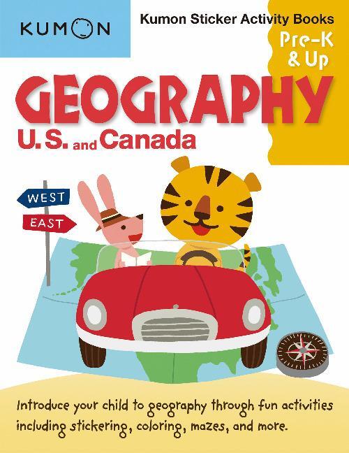 Cover: 9781941082676 | Kumon Sticker Activity Books: Geography U.S. and Canada | Kumon | Buch