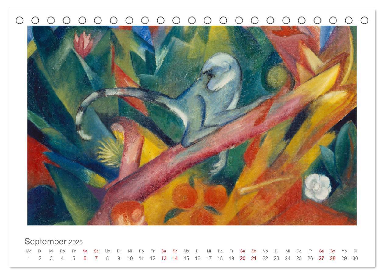 Bild: 9783435323555 | Franz Marc 2025 (Tischkalender 2025 DIN A5 quer), CALVENDO...