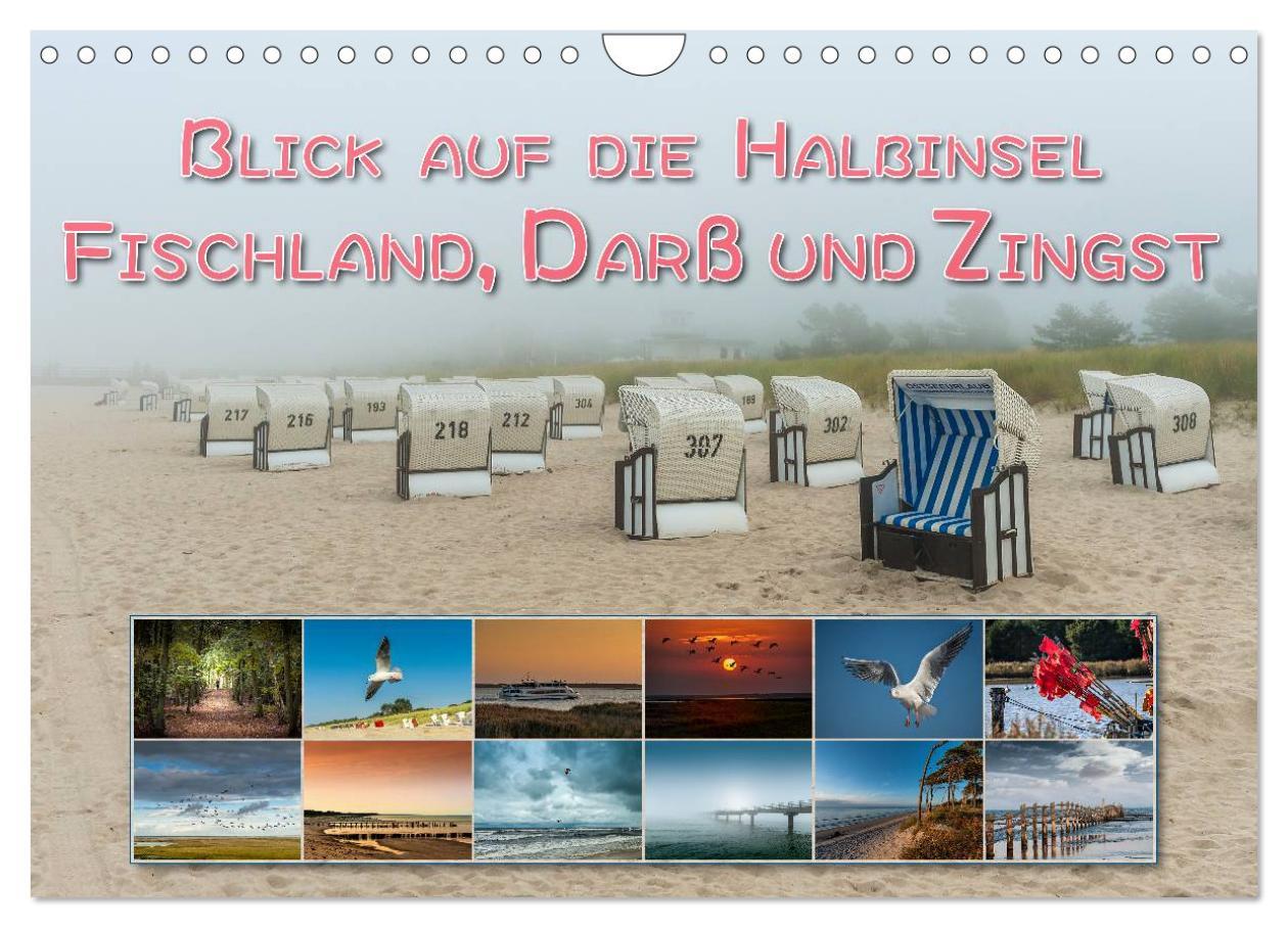 Cover: 9783435650149 | Blick auf die Halbinsel Fischland, Darß und Zingst (Wandkalender...