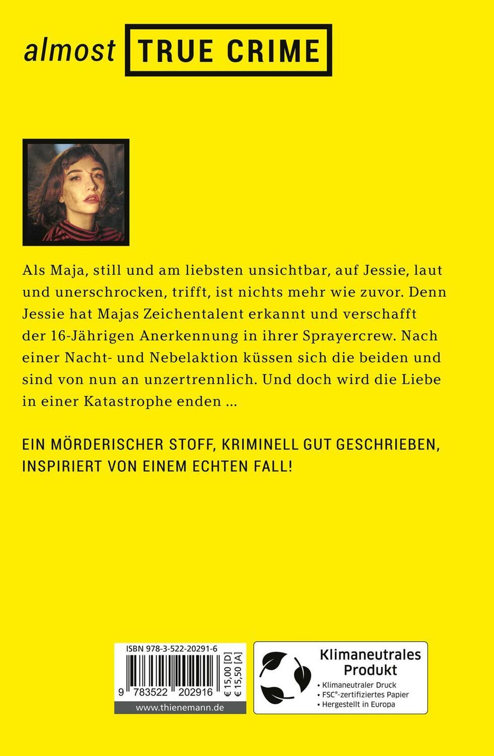 Rückseite: 9783522202916 | Almost True Crime 1: Wer nicht liebt, muss sterben | Ruth Stiller