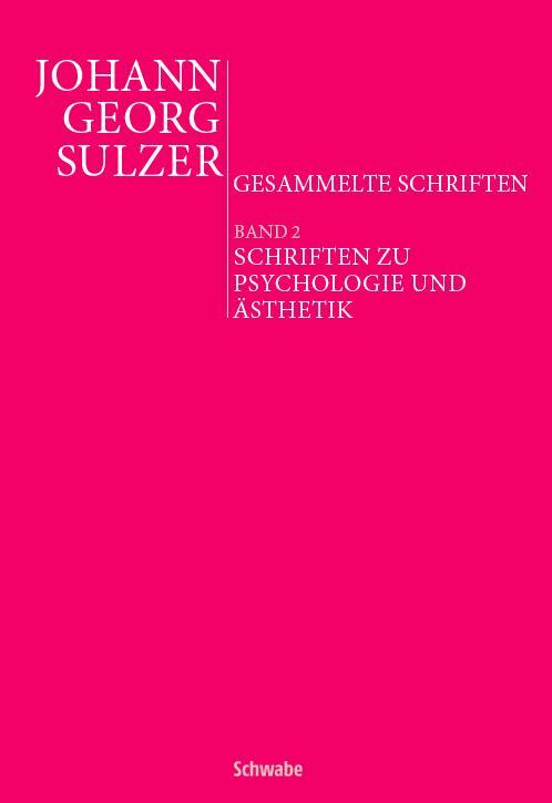 Cover: 9783796538421 | Schriften zu Psychologie und Ästhetik | Elisabeth Décultot (u. a.)