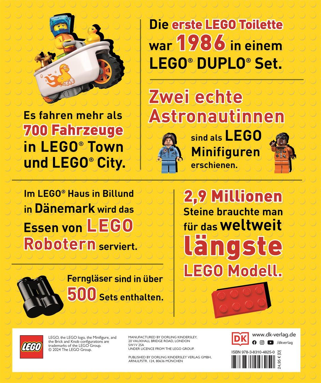 Rückseite: 9783831048250 | Das große Buch der LEGO® Fakten | Simon Hugo | Buch | 240 S. | Deutsch