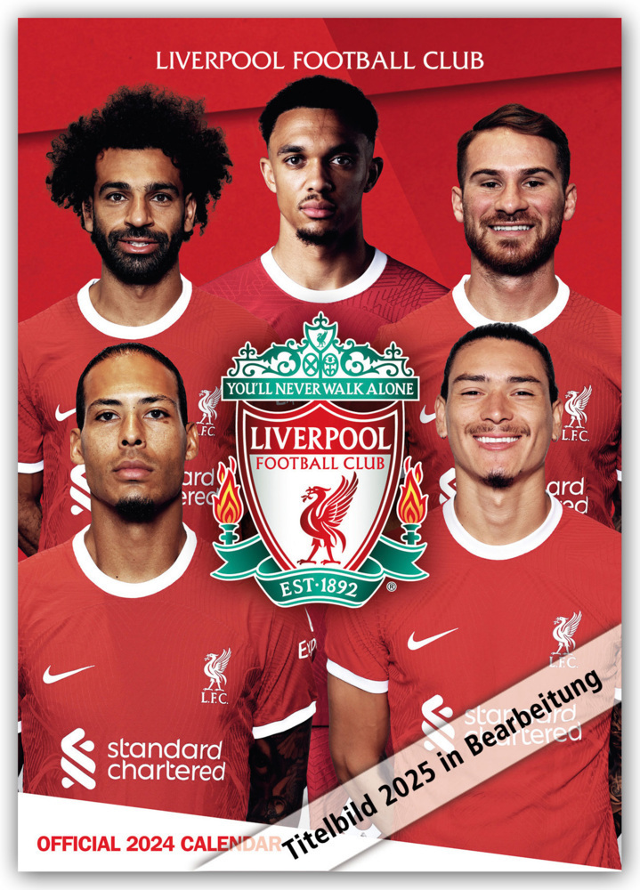 Cover: 9781835273029 | Liverpool FC 2025 - A3-Posterkalender | Danilo | Kalender | Deutsch