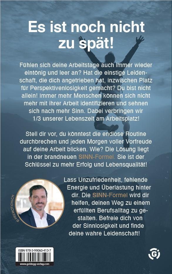 Rückseite: 9783990604137 | Arbeite mit Sinn! Auf dem Weg zum erfüllten Beruf | Sacha Johann