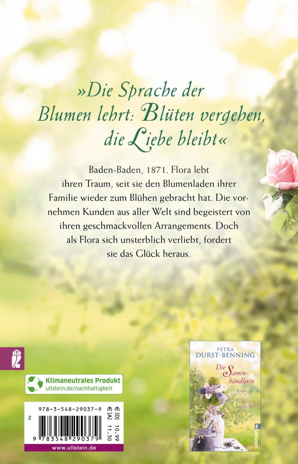 Rückseite: 9783548290379 | Floras Traum (Das Blumenorakel) | Roman | Petra Durst-Benning | Buch