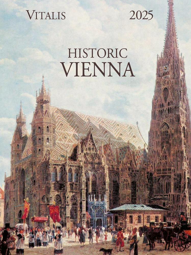 Cover: 9783899198799 | Historic Vienna 2025 | Minikalender | Rudolf Von Alt (u. a.) | 2025