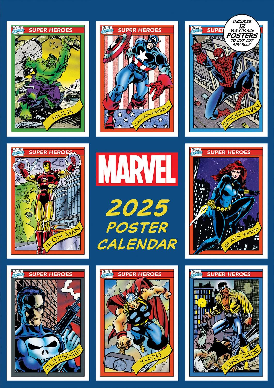 Cover: 9781804231791 | Marvel 2025 Wandkalender 30 x 42 cm | Kalender | 28 S. | Deutsch