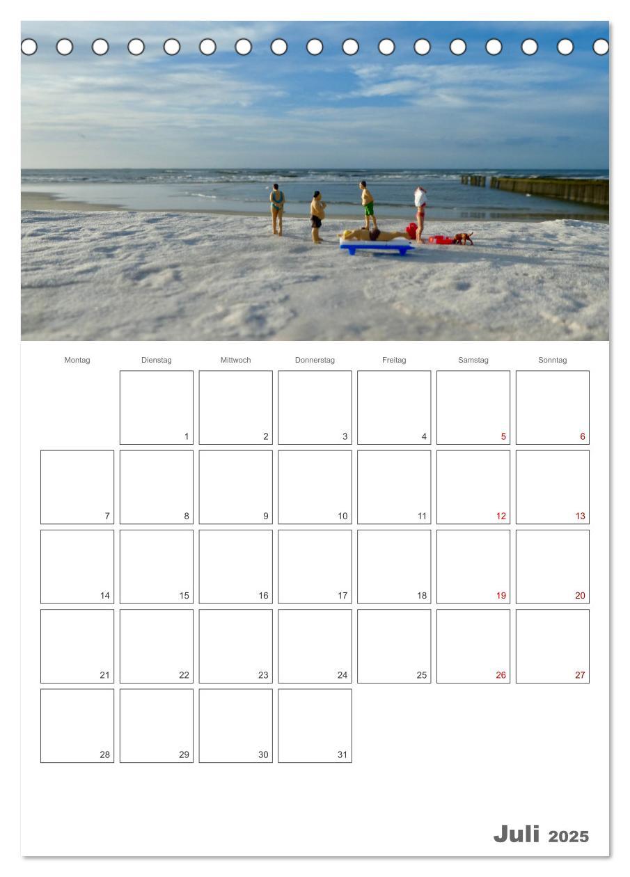 Bild: 9783435862238 | Wangerooge - Glücksort für Groß und Klein (Tischkalender 2025 DIN...