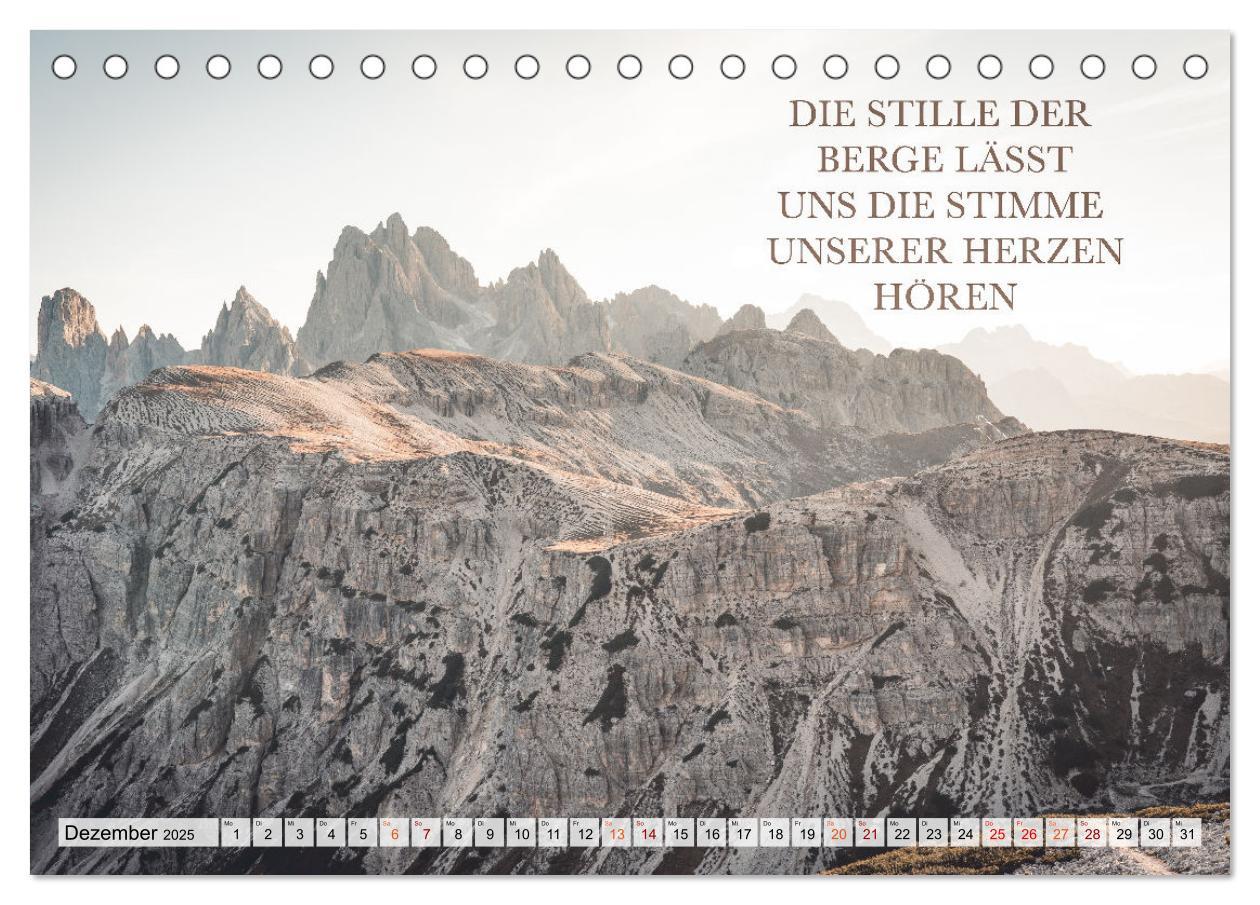 Bild: 9783383996818 | Berge und Sprüche zur Motivation und Inspiration (Tischkalender...