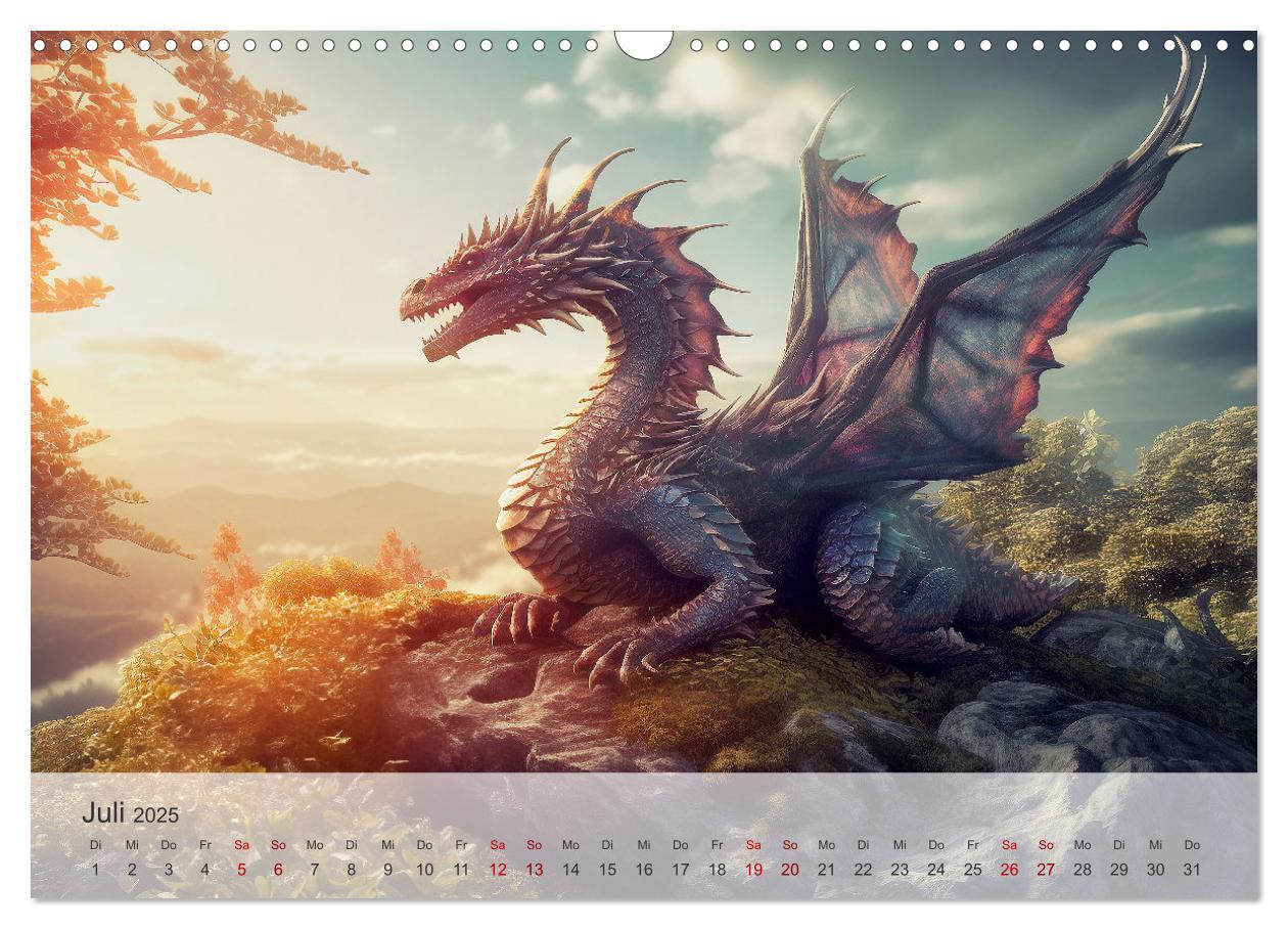 Bild: 9783383838224 | Im Land der schönen Drachen (Wandkalender 2025 DIN A3 quer),...