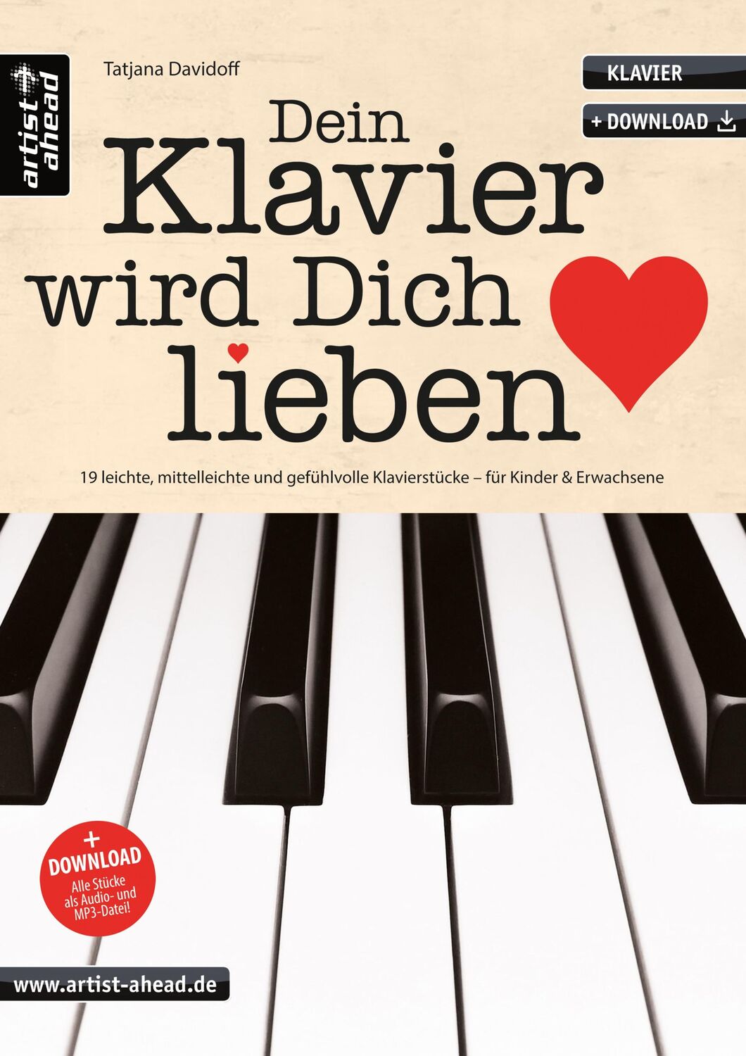 Cover: 9783866420922 | Dein Klavier wird Dich lieben | Tatjana Davidoff | Taschenbuch | 48 S.